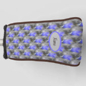 Gentian Flower Art Pattern Personalized Golf Headcover (Vorderseite)