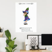 Gentian Poster (Heimbüro)