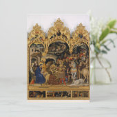 Gentile da Fabriano - Bewunderung der Magi Einladung (Stehend Vorderseite)