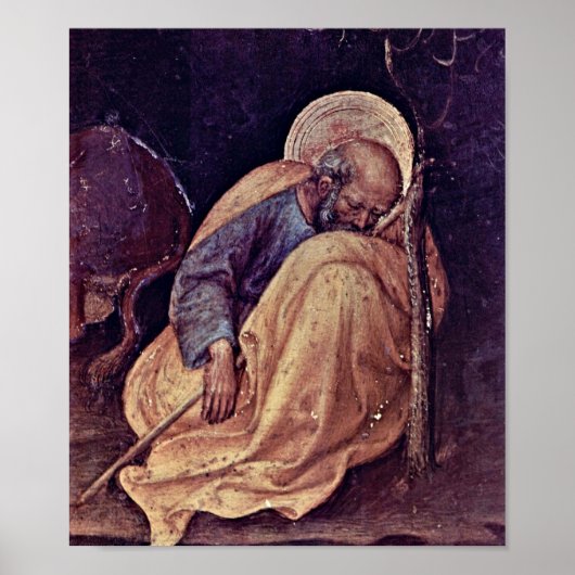 Gentile da Fabriano - Schlafen Josef Poster (Vorne)