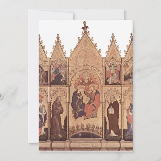 Gentile da Fabriano - Valle Romita Polyptych Einladung (Vorderseite)