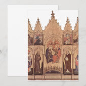 Gentile da Fabriano - Valle Romita Polyptych Einladung (Vorne/Hinten)