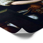 Gentileschi - Bathsheba im Bad 1638 Poster (Ecke)