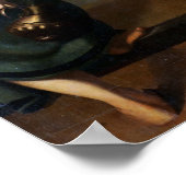 Gentileschi - Bathsheba im Bad 1645 Poster (Ecke)