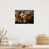 Gentileschi - Der Triumph von Galatea 1650 Poster (Küche)
