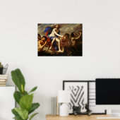 Gentileschi - Der Triumph von Galatea 1650 Poster (Heimbüro)