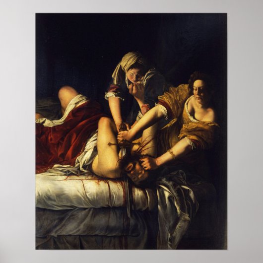 Gentileschi - Giuditta Decapita Oloferne Poster (Vorne)