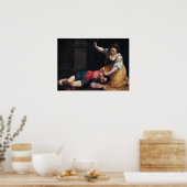Gentileschi - Jael und Sisera Poster (Küche)