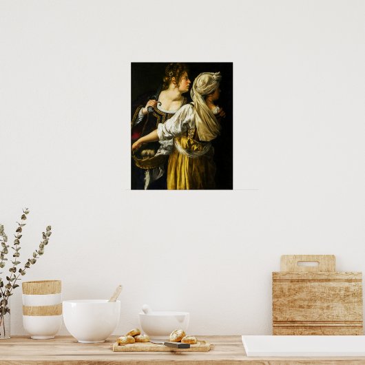 Gentileschi - Judith Poster (Küche)