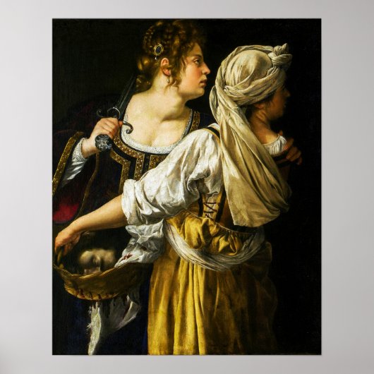 Gentileschi - Judith Poster (Vorne)