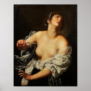Gentileschi - Lucretia Artcurial Poster