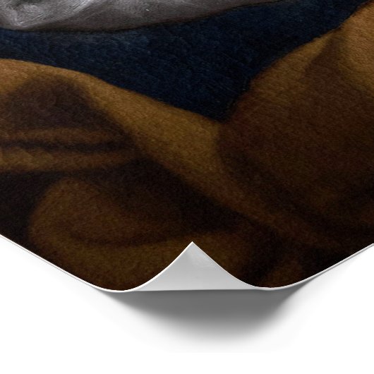 Gentileschi - Mutter und Kind Poster (Ecke)