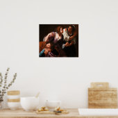 Gentileschi - Samson und Delilah Poster (Küche)