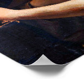 Gentileschi - Selbstportrait Poster (Ecke)