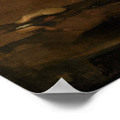 Gentileschi - Selbstporträtmalerei Poster (Ecke)