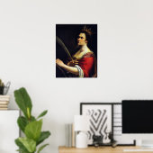 Gentileschi - St. Catherine 1615 Poster (Heimbüro)