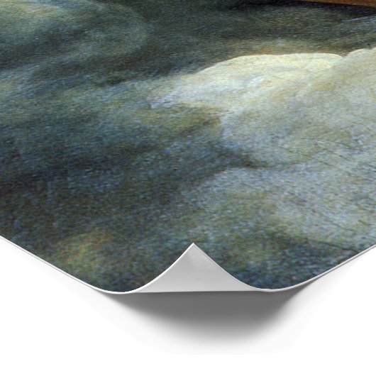 Gentileschi - Vorwurf der Inklination Poster (Ecke)