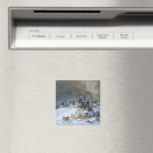 Gentilly im Schnee, 1879 Magnet (In Situ (Geschirrspüler))