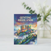 Genting Highlands Malaysia Postkarte (Stehend Vorderseite)