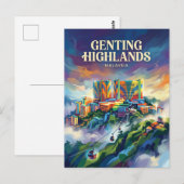 Genting Highlands Malaysia Postkarte (Vorne/Hinten)