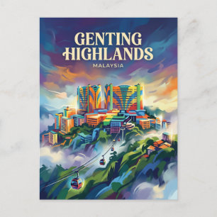 Genting Highlands Malaysia Postkarte
