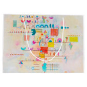 Gentle Accent, Wassily Kandinsky Große Geschenktüte (Rückseite)