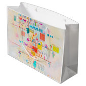 Gentle Accent, Wassily Kandinsky Große Geschenktüte (Rückseite Schrägansicht)