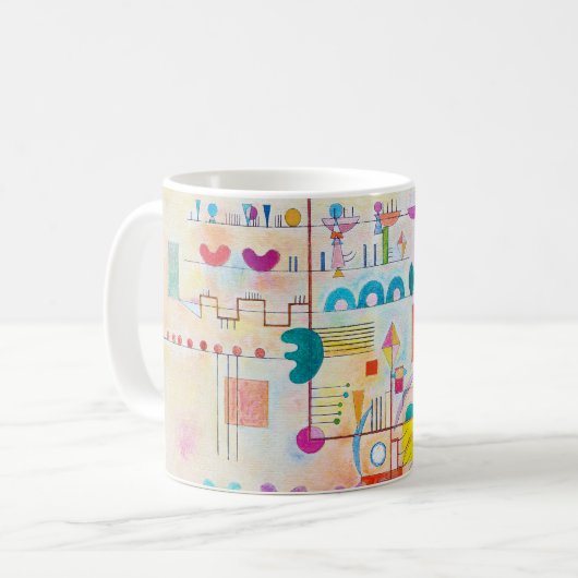 Gentle Accent, Wassily Kandinsky Kaffeetasse (Vorderseite Links)