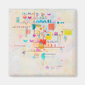 Gentle Accent, Wassily Kandinsky Magnet (Vorne)