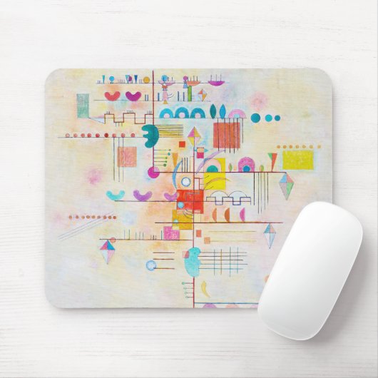 Gentle Accent, Wassily Kandinsky Mousepad (Mit Mouse)