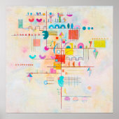 Gentle Accent, Wassily Kandinsky Poster (Vorne)