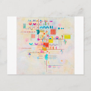 Gentle Accent, Wassily Kandinsky Postkarte