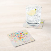 Gentle Accent, Wassily Kandinsky Rechteckiger Pappuntersetzer (Vor Ort)