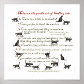 Gentle Art Herding Cats Poster (Vorne)