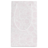 Gentle Bloom (Rosa) | Weiß) Kleine Geschenktüte (Vorderseite)