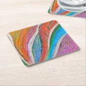 Gentle Bloom Untersetzer - Muster aus getexturtem (angewinkelt)