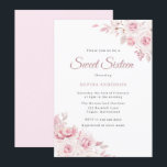 Gentle Blush Elegante Blume Sweet 16 Party Einladung<br><div class="desc">Gentle Blush Elegante Blume Sweet 16 Party Geburtstag Einladung In unserem Shop finden Sie viele weitere Einladungen zum Hochzeitsfeiern und passende Artikel.</div>