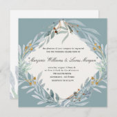 Gentle Botanics | Einladung zur Hochzeit auf dem P (Vorne/Hinten)