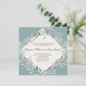 Gentle Botanics | Einladung zur Hochzeit auf dem P (Stehend Vorderseite)