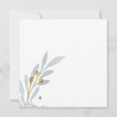 Gentle Botanics | Einladung zur Hochzeit auf dem P (Rückseite)