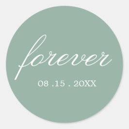 Gentle Botanics Forever Round Sticker