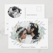 Gentle Botanics | Foto Vielen Dank, Postcard Postkarte (Vorne/Hinten)