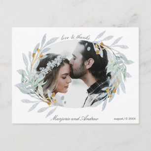 Gentle Botanics   Foto Vielen Dank, Postcard Postkarte