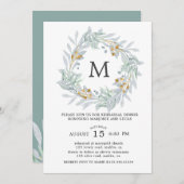 Gentle Botanics Probe Dinner Einladung (Vorne/Hinten)