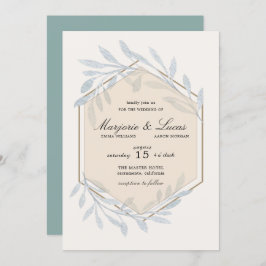 Gentle Botanics Wedding Einladung