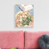 Gentle Breeze Floral Geschenk Art Drucken Leinwanddruck (Insitu (Wohnzimmer))