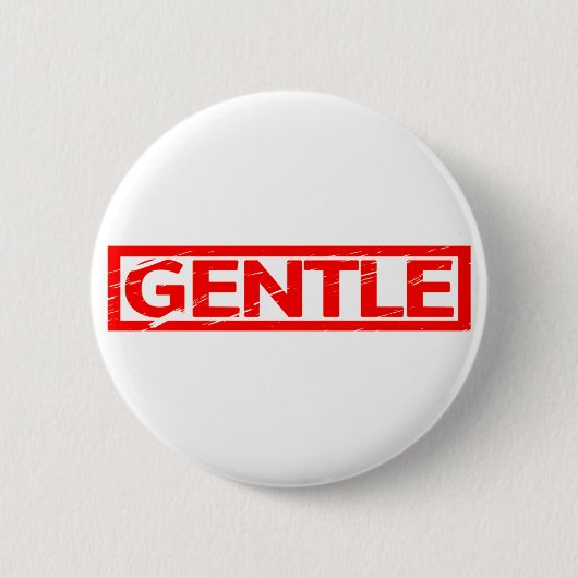 Gentle Briefmarke Button (Vorderseite)