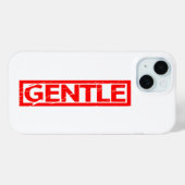 Gentle Briefmarke Case-Mate iPhone Hülle (Rückseite (Horizontal))