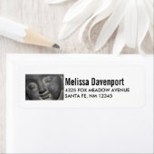 Gentle Buddha Face Stone Skulptur (Insitu)