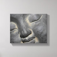 Gentle Buddha Face Stone Skulptur